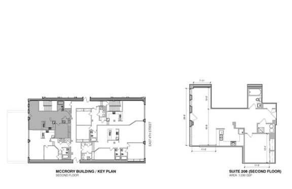 a floor plan of a house with two floors