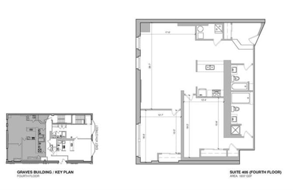 a floor plan of a small apartment