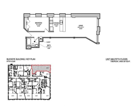 a floor plan of a building with two floors