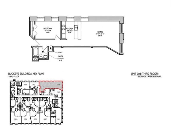 a floor plan of a building with two floors