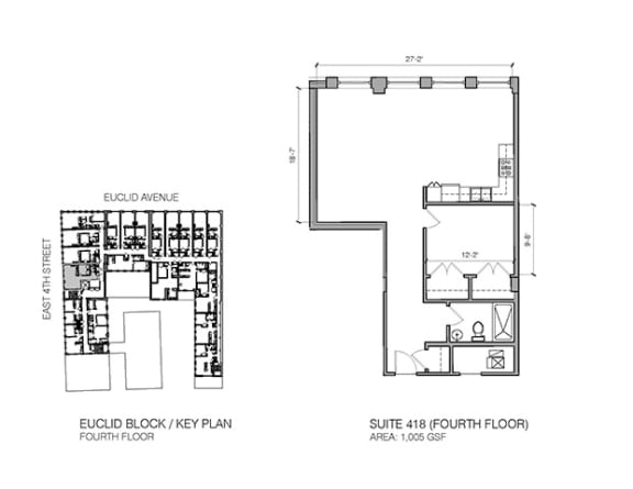 Floor Plan  a floor plan of a building with two floors