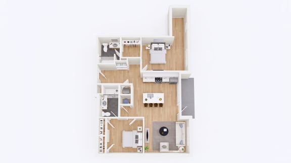 2 bedroom apartment in Rocky River