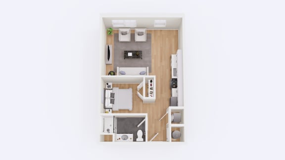 Studio apartment in Rocky River