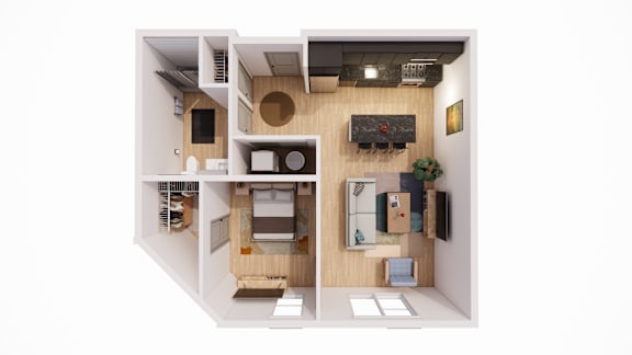 1 Bed 1 Bath H at The Park Apartments, Cleveland , OH, 44113