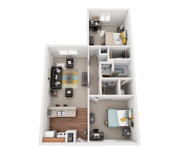 2 bed 1 bath at Vivo Toledo Apartments, Toledo