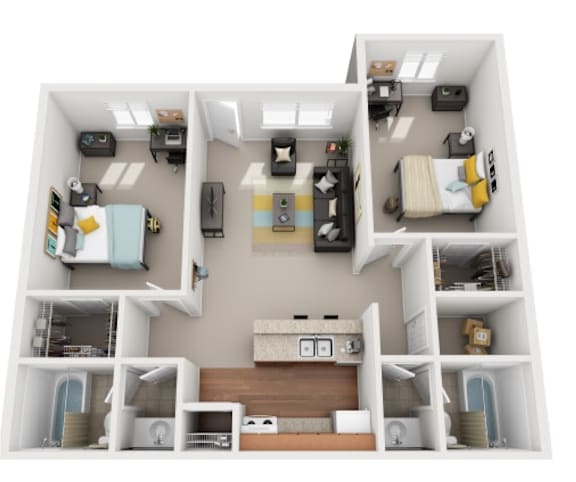 2 bed 2 bath at Vivo Toledo Apartments, Toledo, 43607