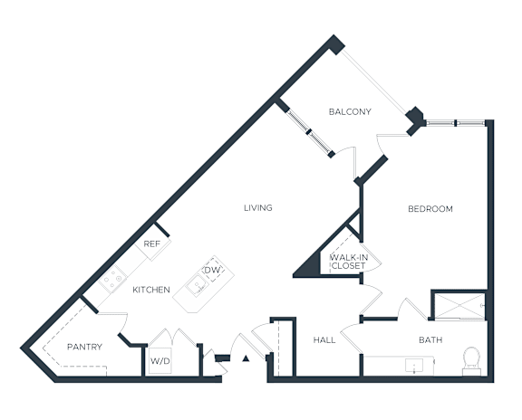 A5 1 Bedroom Floorplan