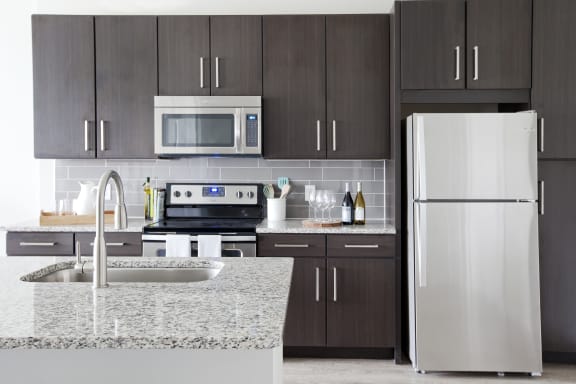 Two Finishes to Choose From at Parc at White Rock Luxury Apartments in Dallas, TX
