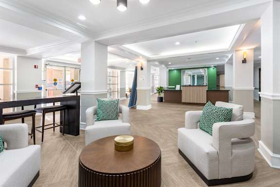 Club Room at Grand Plaza Senior Apartments in Los Angeles, CA