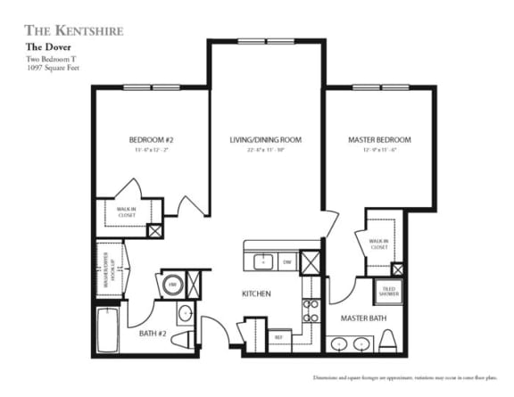 Two Bedroom Apartment at The Kentshire Senior Apartments in Midland NJ