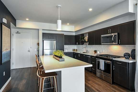 Apartments with quartz counters in downtown san diego at F11 East Village