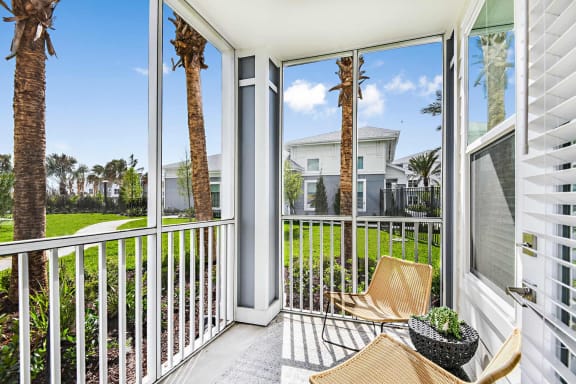 Private Balconies at The Gallery Luxury Apartments in Trinity FL