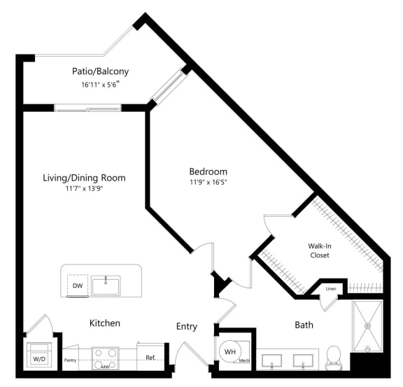 A2 Floor Plan at Lyra, Sarasota, FL, 34237