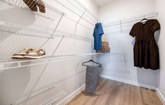 Walk In Closets at Marquee Square Apartments in Tampa, FL