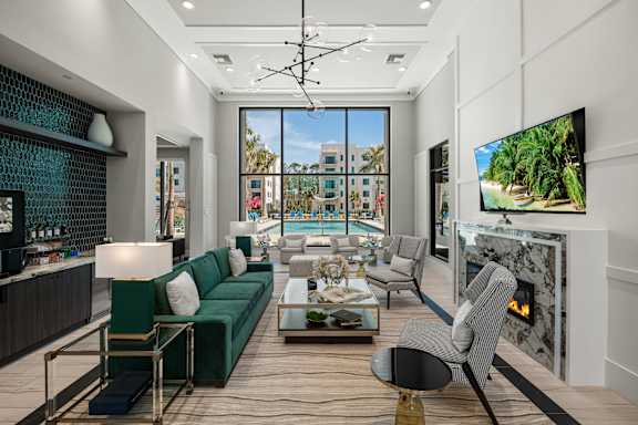 Living Room with Window at The Palmeri Residences, Naples
