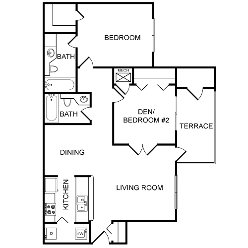 Peachtree Floor Plan  at Lakes at Suntree, Florida, 32940