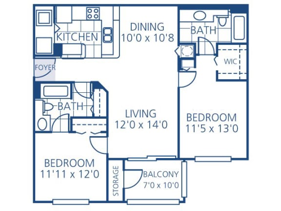 Edison Floor Plan at Promenade at Reflection Lakes, Florida
