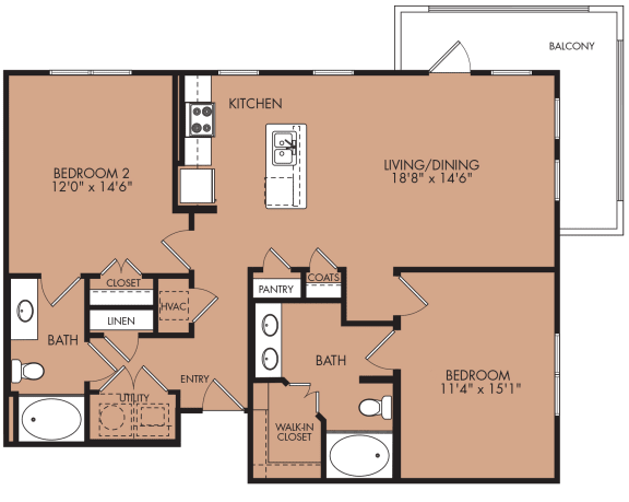 Mayborn Floor Plan at The Legend, Texas