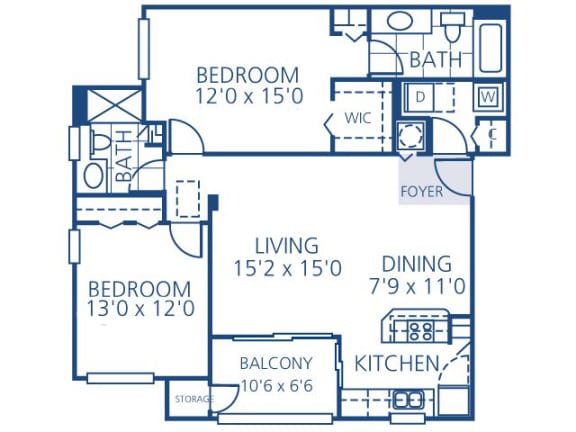 Cypress Floor Plan at Promenade at Reflection Lakes, Fort Myers, Florida