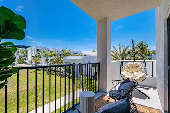 Private Apartment Balcony at The Palmeri Residences, Naples, FL, 34104