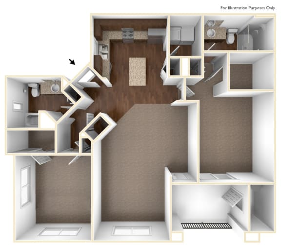 Estrella Floor Plan at Villas at San Dorado, Oro Valley, Arizona