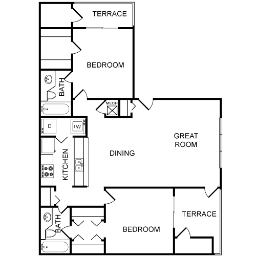 Magnolia Floor Plan  at Lakes at Suntree, Florida