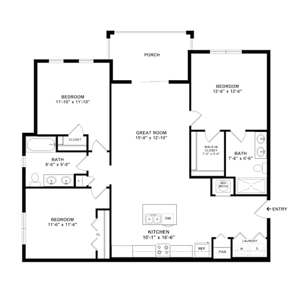 2 bed 2 bath E at Lucie at Tradition Apartments, Port St. Lucie 34987