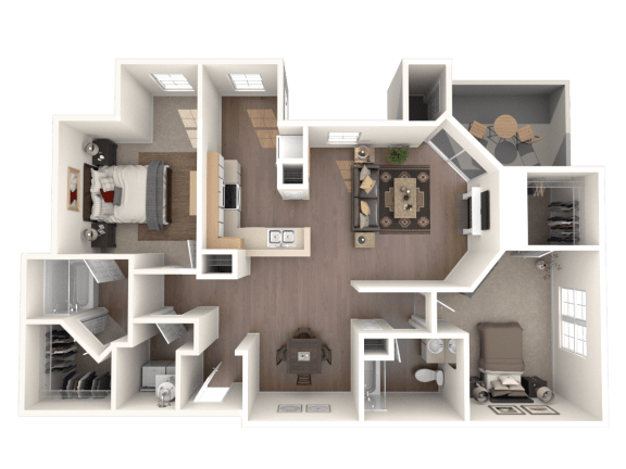 Ruby Floor Plan at Stonelake at the Arboretum, Austin, TX, 78759