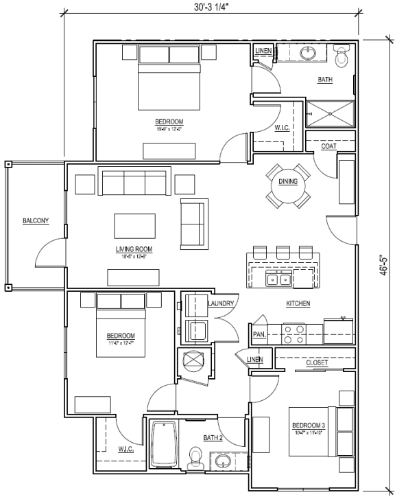 Pelican Floor Plan Pelican Floor Plan at Echo Lake, Bradenton, FL