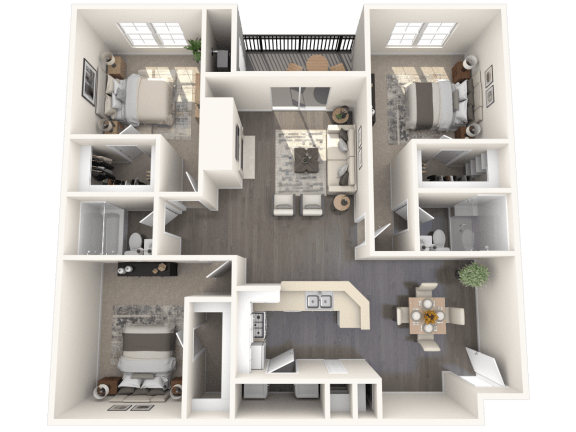 Floor Plan  Fisher Floor Plan at Residences at Westborough Station, Westborough, MA, 01581