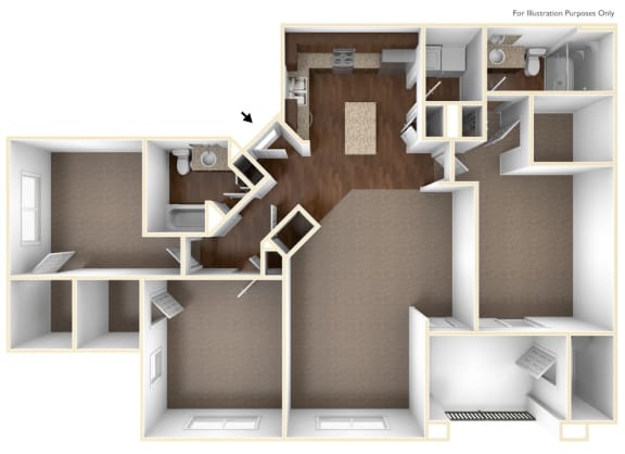 Luz Floor Plan | Villas at San Dorado