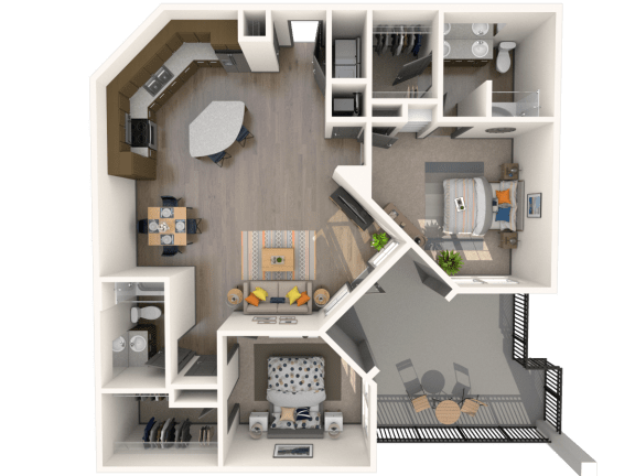 Pisa Floor Plan at The Rialto, Florida
