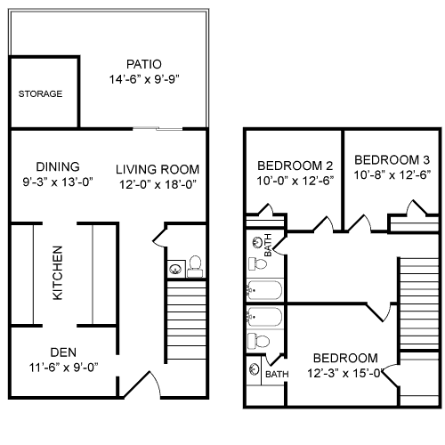 The Ebermeyer Floor Plan | Randolph Park
