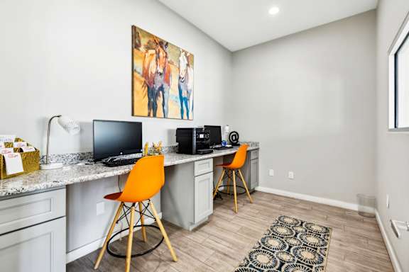 Business Center at Flats on Chapel Apartments, Waco, 76712