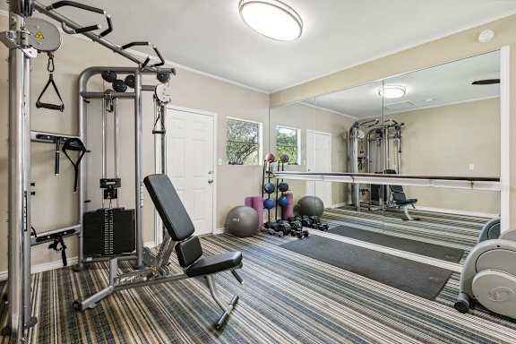 the fitness center at Canyon Creek at Canyon Creek, Austin