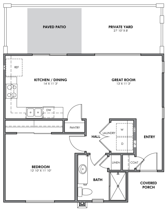 Phoenix Floor Plan at Parke Place, Prescott Valley, Arizona