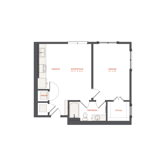 a floor plan of a small house