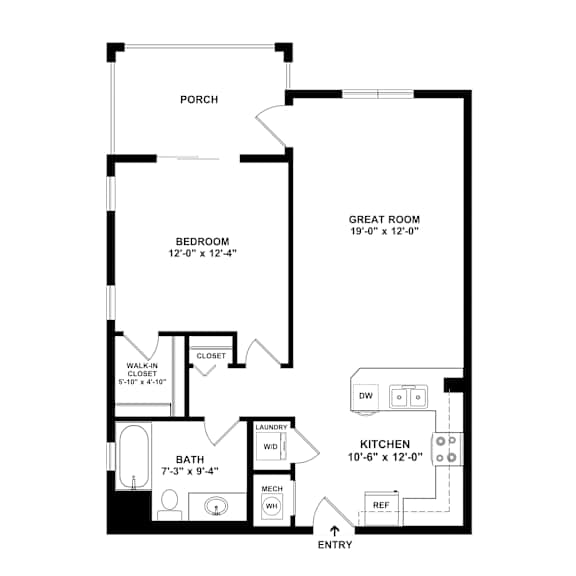 1 bed 1 bath at Lucie at Tradition Apartments, Port St. Lucie, FL, 34987