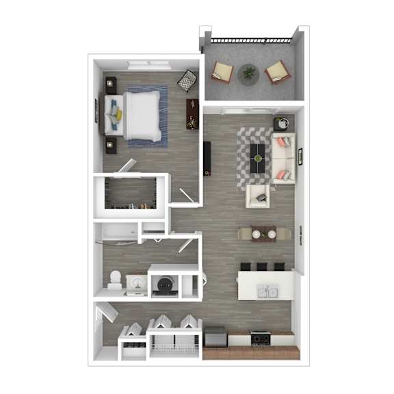 1 bed 1 bath D at Lucie at Tradition Apartments, Port St. Lucie, Florida