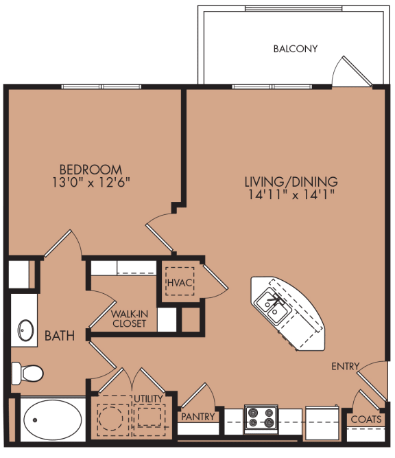 Cameron Floor Plan at The Legend, Waco, TX