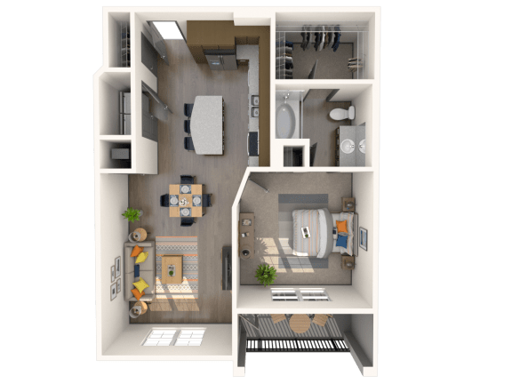 Terni Floor Plan at The Rialto, Orlando, FL, 32819