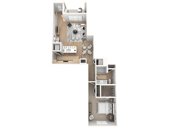 The Aveline Floor Plan at The Palmeri Residences, Florida, 34104