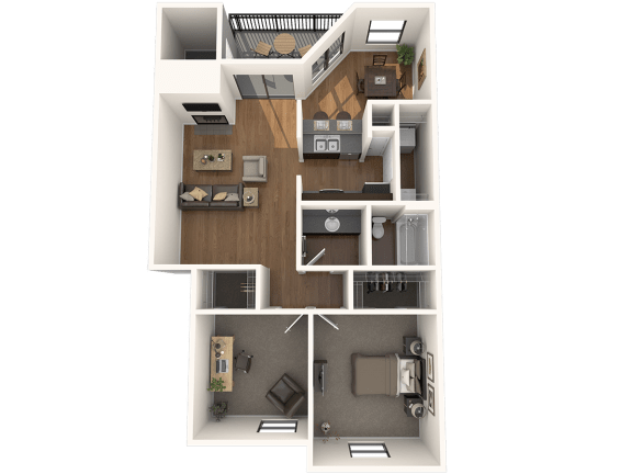 The Mayfield Floor Plan at Great Hills, Austin, Texas