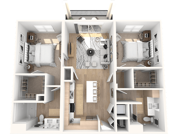 The Miramar Floor Plan at The Palmeri Residences, Naples, FL