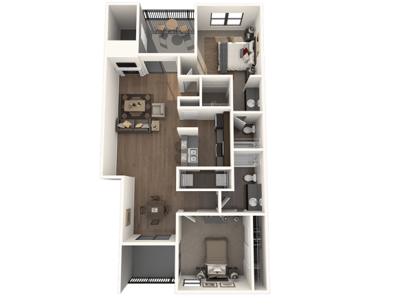 Garrison Floor Plan at Great Hills, Austin, 78759