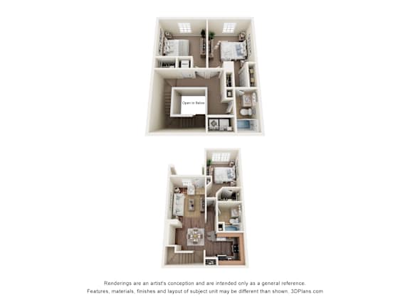 Kensington Floor Plan at Ballantrae Apartments, Florida, 32771