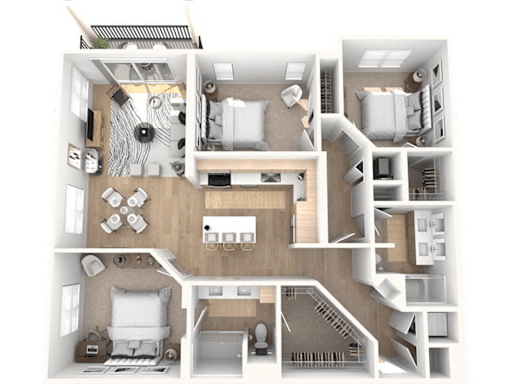 The Bellmar Floor Plan at The Palmeri Residences, Florida