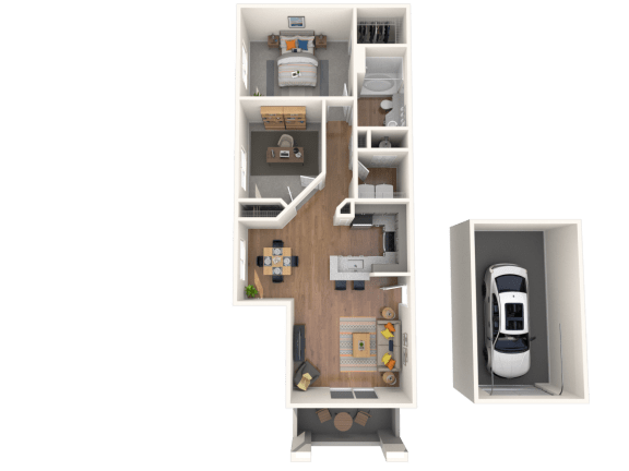 Collalto Floor Plan at Altezza High Desert, Albuquerque