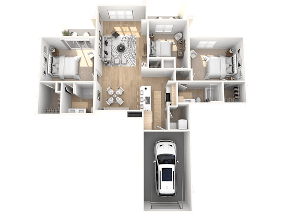 The Riviera Floor Plan at The Palmeri Residences, Naples, FL, 34104