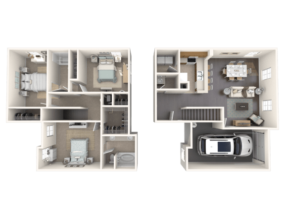 Dogwood Floor Plan at Floresta, Jupiter